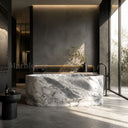 marble bathtub customization in Valgri white - Image 2