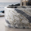 marble bathtub customization in Valgri white - Image 3