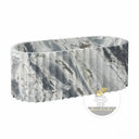 custom marble bathtub in Valgri white - Image 4