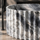 custom marble bathtub in Valgri white - Image 3