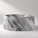 carved stone tub in Valgri white - Image 1