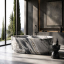 marble bathtub in Valgri white - Image 2