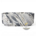 marble bathtub in Valgri white - Image 4