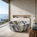 marble bathtubs in Valgri white - Image 4