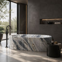 stone bathtub in Valgri white - Image 2