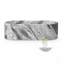 stone bathtub in Valgri white - Image 6