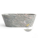 natural stone bath in Verde Rosato Imperiale - Image 5