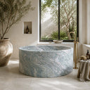 natural stone tub in Verde Rosato Imperiale - Image 2