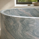 natural stone tub in Verde Rosato Imperiale - Image 3