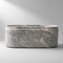 freestanding tub stone in Verde Rosato Imperiale - Image 1
