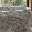 freestanding tub stone in Verde Rosato Imperiale - Image 3
