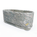 Green marble bathtub in Verde Rosato Imperiale - Image 8