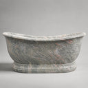 Freestanding marble tub in Verde Rosato Imperiale - Image 1