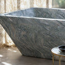 solid stone bathtub in Verde Rosato Imperiale - Image 3