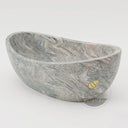 stone bathtub freestanding in Verde Rosato Imperiale - Image 4