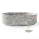 marble soaking tub in Verde Rosato Imperiale - Image 5