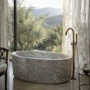 stone bath tubs in Verde Rosato Imperiale - Image 4