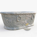 stone soaking tub in Verde Rosato Imperiale - Image 5