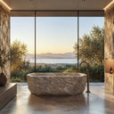 stone bathtub for sale in Verde Rosato Imperiale - Image 2