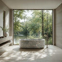 marble bathtub customization in Verde Rosato Imperiale - Image 2