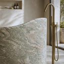 custom marble bathtub in Verde Rosato Imperiale - Image 3