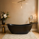 Limestone bathtub Black limestone