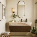 Marble bathroom vanity double sink