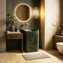 Marble Vanity Top with Sink from Verde Alpi Marble