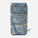 Light Blue Marble Vanity Unit 35.34"Tall