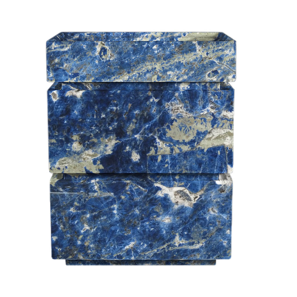 Dark Blue Marble Vanity Unit 35.34″ Tall