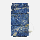 Dark Blue Marble Vanity Unit 35.34" Tall