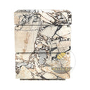 Italian Valgri White Marble Vanity Unit 35.34" Tall