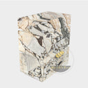 Italian Valgri White Marble Vanity Unit 35.34" Tall