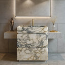 Calacatta Monet vanity unit 35.34" Tall