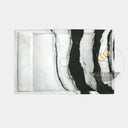 Custom Marble Vanity Unit | Luxury Panda White Marble 35.34" Tall