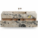 floating bathroom vanity Marble in Calacatta Crame Viola - Image 4