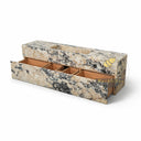 floating bathroom vanity Marble in Calacatta Crame Viola - Image 3