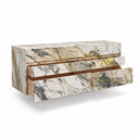 Marble Bathroom Vanity in Calacatta Borghini Oro - Image 4