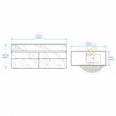 Marble Bathroom Vanity in Calacatta Borghini Oro - Image 11