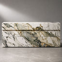 Marble Bathroom Vanity in Calacatta Borghini Oro - Image 1