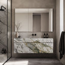 Marble Bathroom Vanity in Calacatta Borghini Oro - Image 2