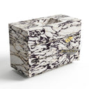 Marble Bathroom Vanity in Clacatta White - Image 6