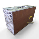 Marble Bathroom Vanity in Clacatta White - Image 4
