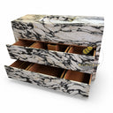 Marble Bathroom Vanity in Clacatta White - Image 3