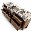 Marble Bathroom Vanity in Calacatta White - Image 5