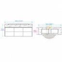 Marble Bathroom Vanity in Calacatta Viola - Image 11