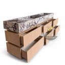 Marble Bathroom Vanity in Calacatta Viola - Image 3