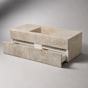 floating bathroom vanity Marble in Taj Mahal - Image 1