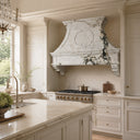 marble kitchen hood in Calacatta Monet - Image 3
