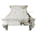 marble kitchen hood in Calacatta Monet - Image 4